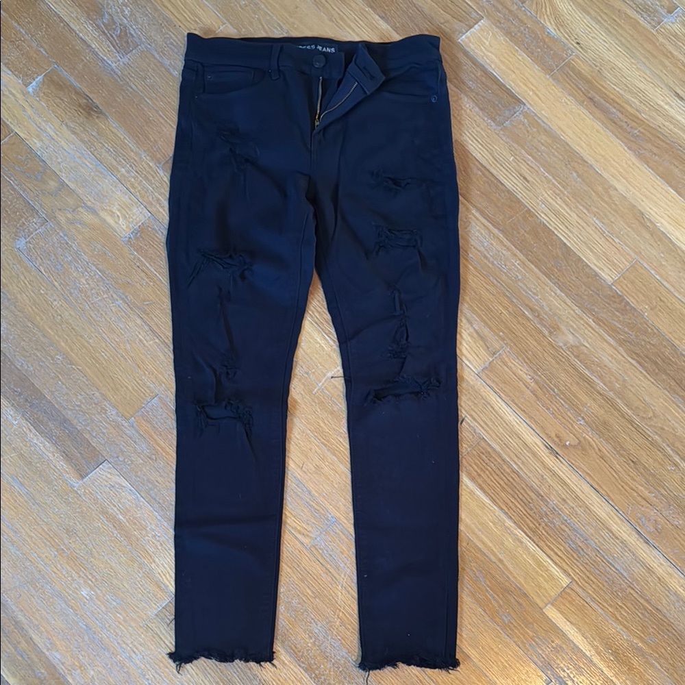 Express Black Skinny Jeans Modern Style